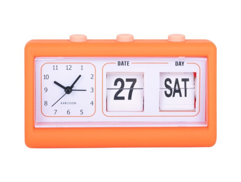 Funky table alarm clock £27 Also stocked in grey